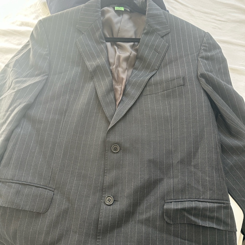 Coppley Classic Pinstripe Sport Coat Blazer - Picture 6 of 11